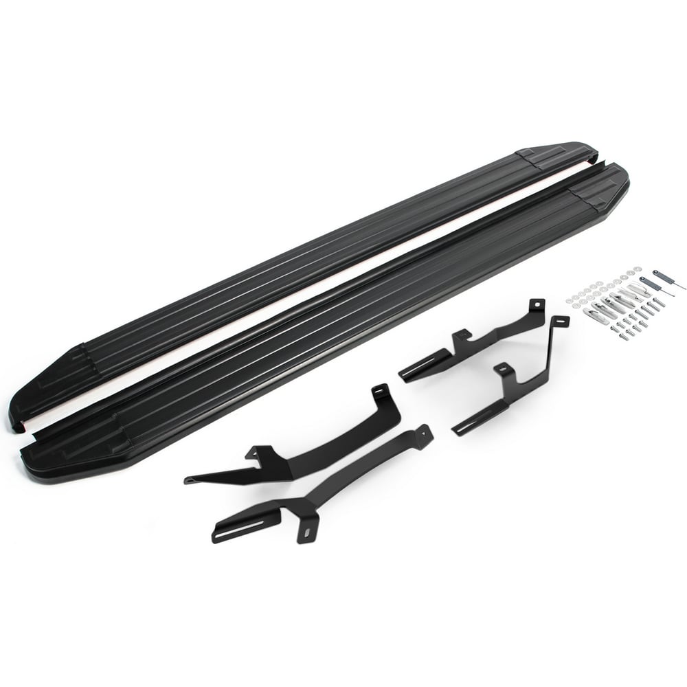 Изображение товара Пороги Rival Premium-Black для Kia Sonet 2024 алюминий 2 шт.