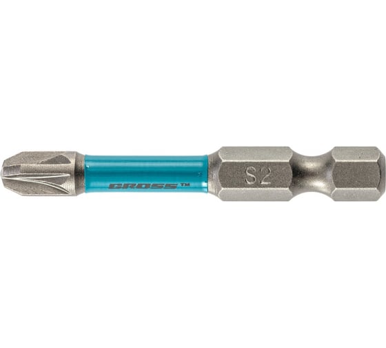 Изображение товара Набор бит торсионных (2 шт; PZ3; 50 мм) для ударных шуруповертов GROSS 11489
