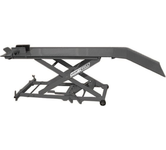 Изображение товара Подъемник для мотоциклов KraftWell г/п 450 кг, г/п 450 кг, цвет серый, подъем до 780 мм KRW450M