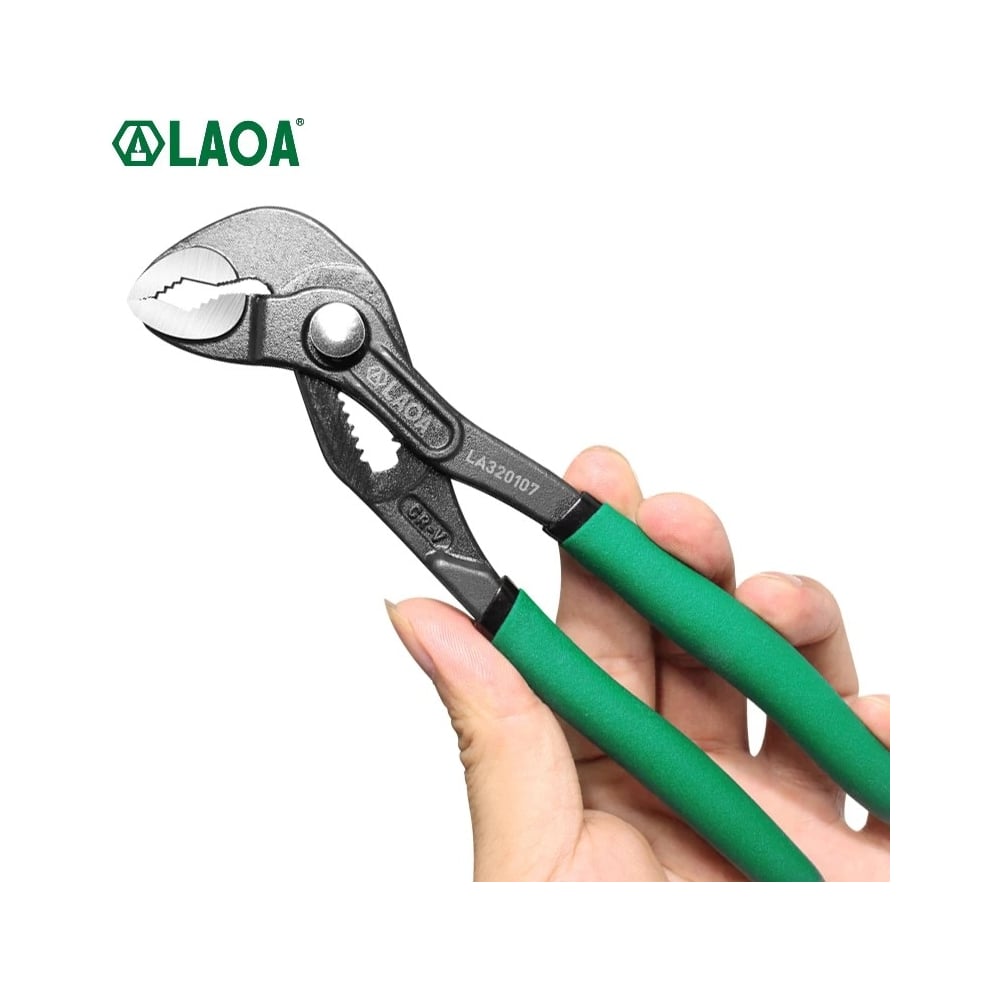 Изображение товара Захватные клещи LAOA LA320107 из CrV с фиксатором и противоскользящими рукоятками
