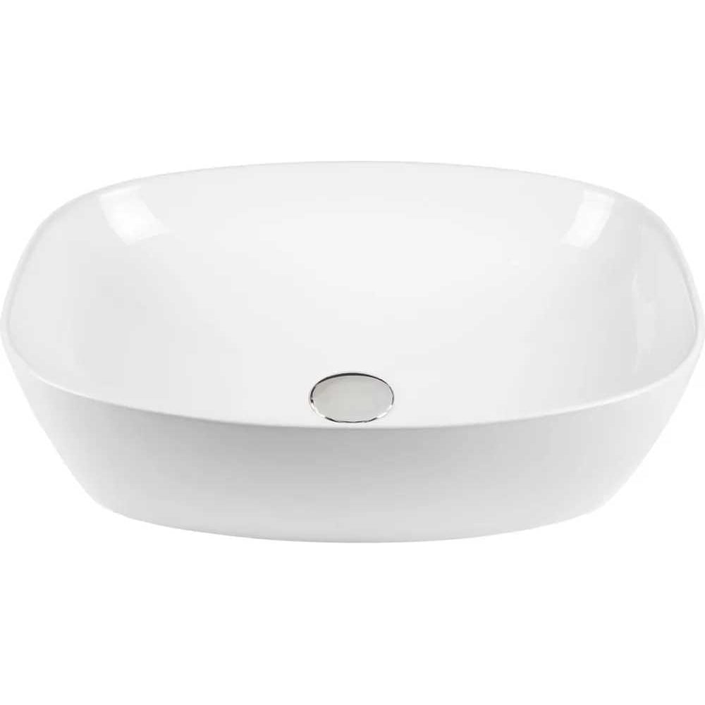 Изображение товара Раковина накладная CULTO PABLO 510 прямоугольная белая санфаянс