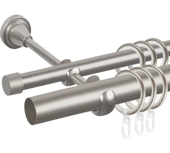 Изображение товара Карниз металлический ООО АС Март Grace D25Г/16Г Сатин 2,4 м 4812634014553