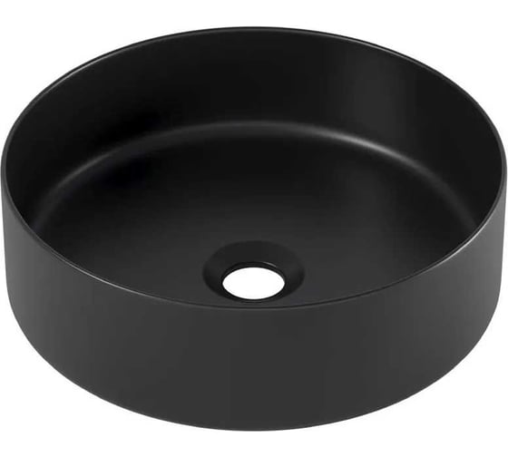 Изображение товара Раковина накладная на столешницу CULTO черная, круглая, 40.5 см УТ-99903268