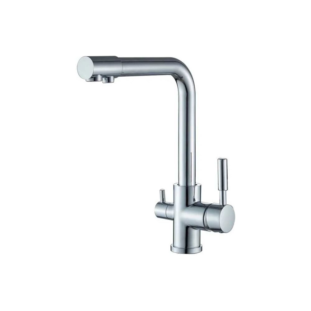 Изображение товара Смеситель для кухни CULTO VERUM с подключением к фильтру, хром, высокий излив