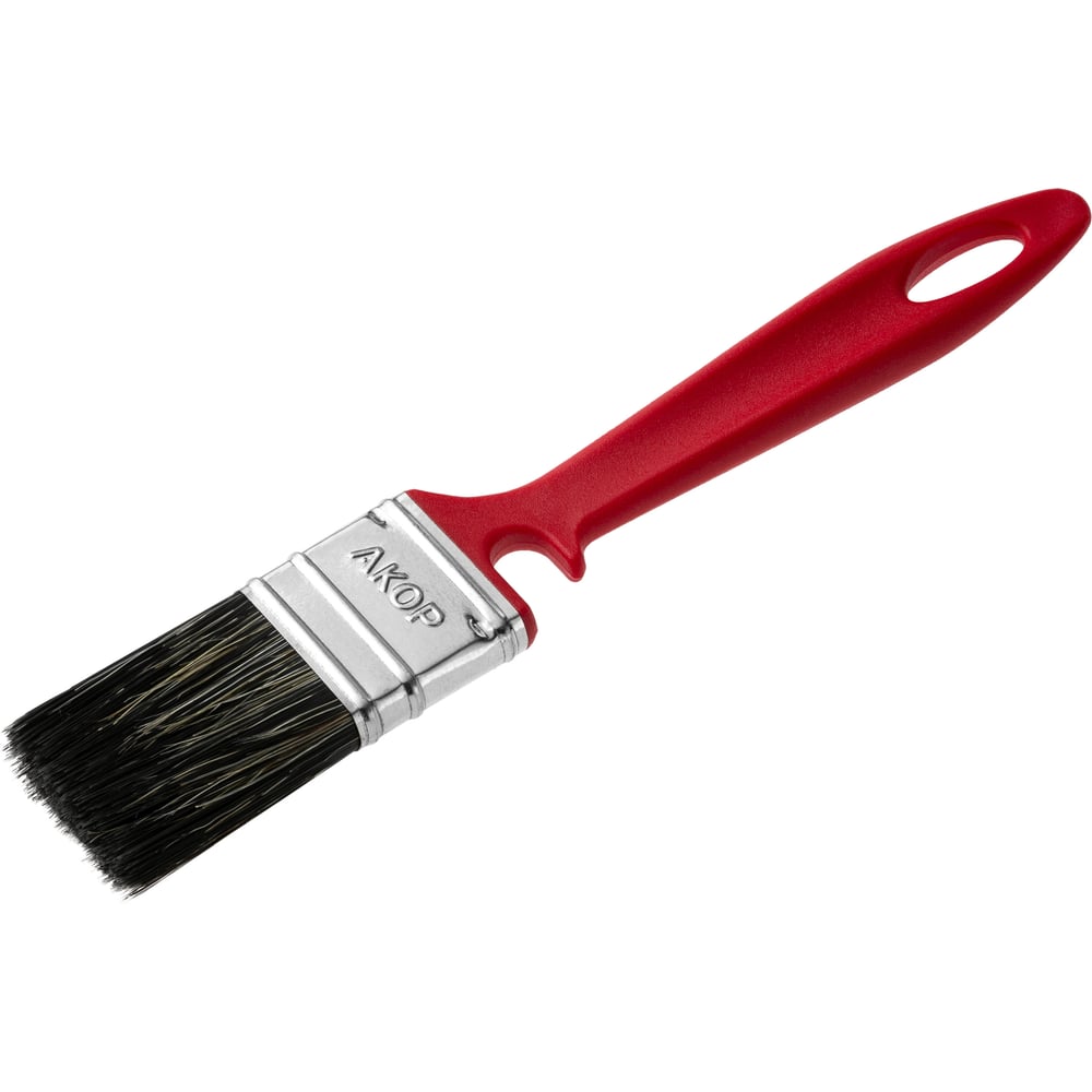 Изображение товара Кисть для работы с красками Акор смешанная щетина 35х10мм, бытовая, плоская
