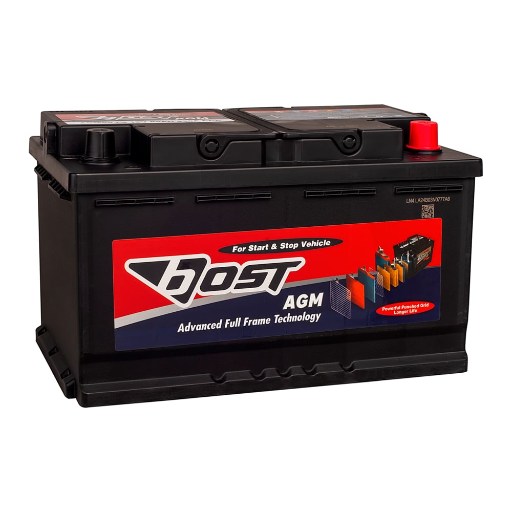 Изображение товара Аккумулятор BOST AGM 85 с высоким пусковым током и долгим ресурсом 85 А*ч
