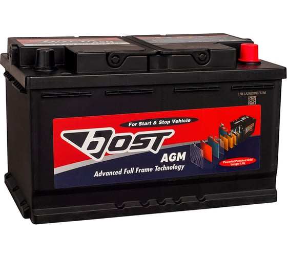 Изображение товара Аккумулятор BOST AGM 85 (85R 830A 315x175x190) 463150