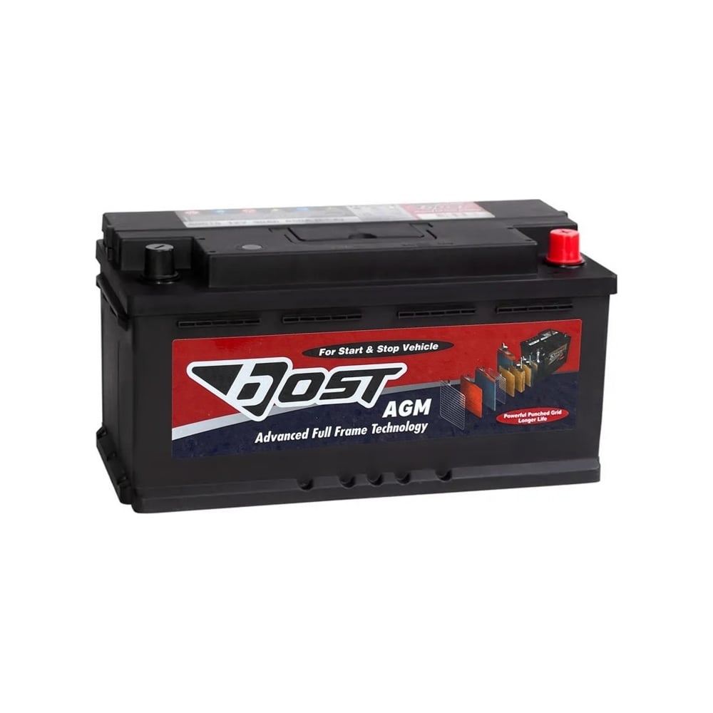 Изображение товара Аккумулятор BOST AGM 100 12В 100Ач 880А обратная полярность