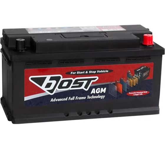 Изображение товара Аккумулятор BOST AGM 100 (100R 880A 353x175x190) 462703