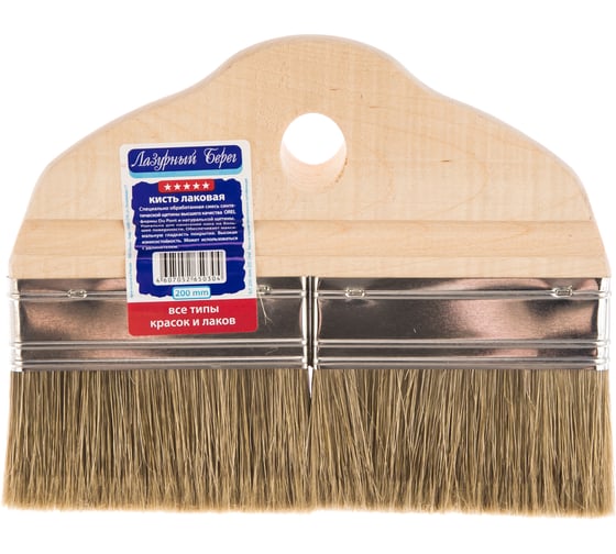 Изображение товара Паркетная кисть Лазурный берег смешанная щетина, Orel D5 200мм КЛ-200-D5