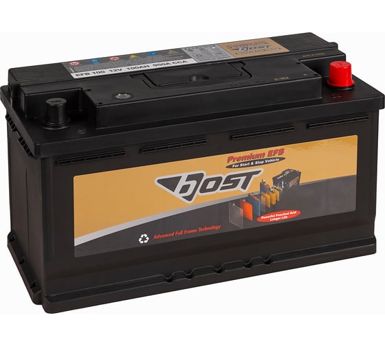 Изображение товара Аккумулятор BOST PREMIUM EFB 100 (100R 950A 353x175x190) 462581