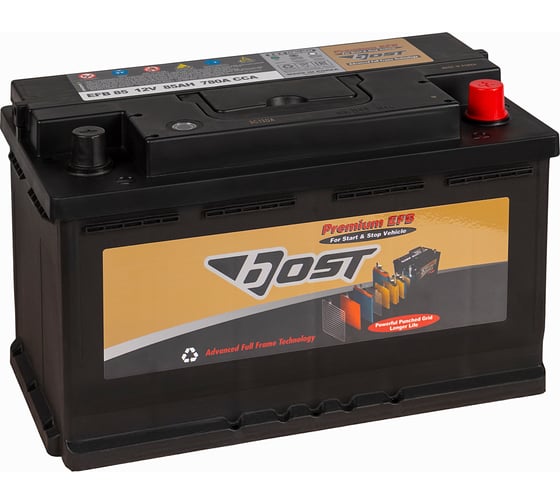 Изображение товара Аккумулятор BOST PREMIUM EFB 85 (85R 780A 315x175x190) 462580