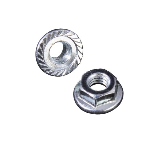 Изображение товара Гайка с фланцем Доброга М5, цинк, DIN 6923 1000 шт. ЦБ-00028964