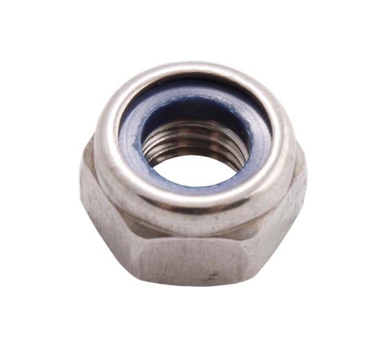 Изображение товара Гайка самоконтрящаяся Доброга М6, нерж., DIN 985, A2, 100 шт. ЦБ-0035483