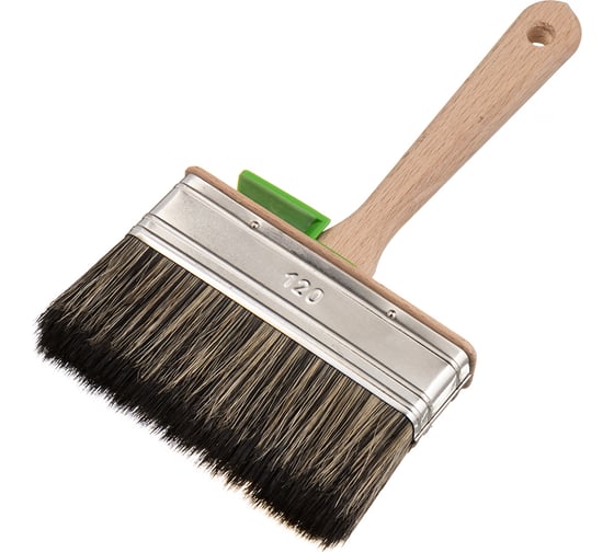 Изображение товара Флейцевая кисть для работ по дереву Лазурный берег смешанная щетина КП-120х35 С7 (237120)