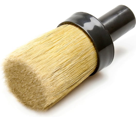 Изображение товара Маховая кисть для красок Лазурный берег с удлиненной обоймой, смешанная щетина КМ-60(дл.щ 95мм)