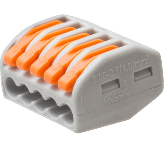 Изображение товара Универсальная строительно-монтажная клемма MasterProf СК 5x2,5 мм 50 шт ЭТ.120023.50