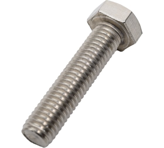 Изображение товара Болты КРЕП-КОМП с полной резьбой нержавеющие DIN933 А2 8х 35 100 шт бпн835