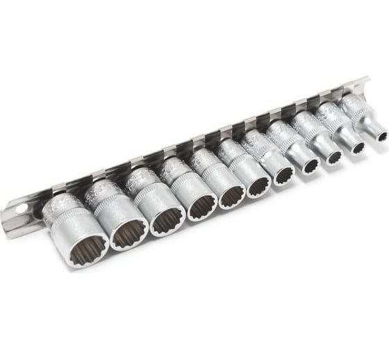 Изображение товара Набор головок 11 предметов на планке Forsage F-2111-9(9741)