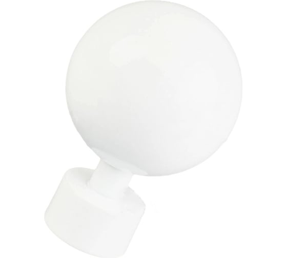Изображение товара Наконечник ООО АС Март диаметр 19 мм, Шар Модерн, белый 4812634085119