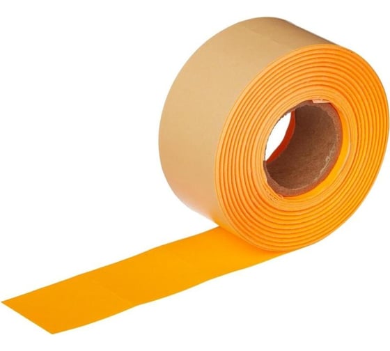 Изображение товара Этикет лента ООО Комус 29x28, оранжевая, прямая, 700 шт. в рулоне, 10 рул. 166984