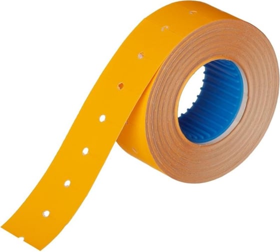 Изображение товара Этикет лента ООО Комус 21,5x12, оранжевая, прямая, 1000 шт. в рулоне, 10 рул. 72141