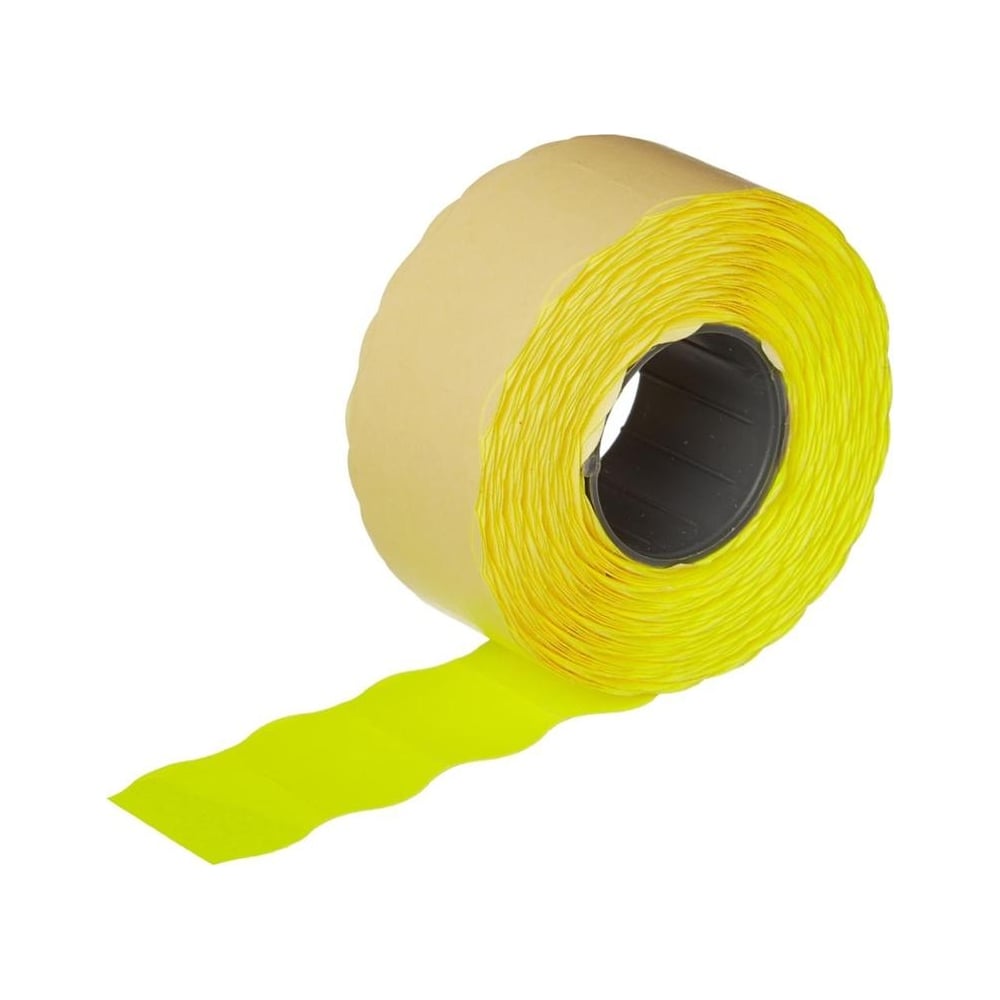 Изображение товара Этикет лента 26x16 мм желтая волна 1000 шт ООО Комус