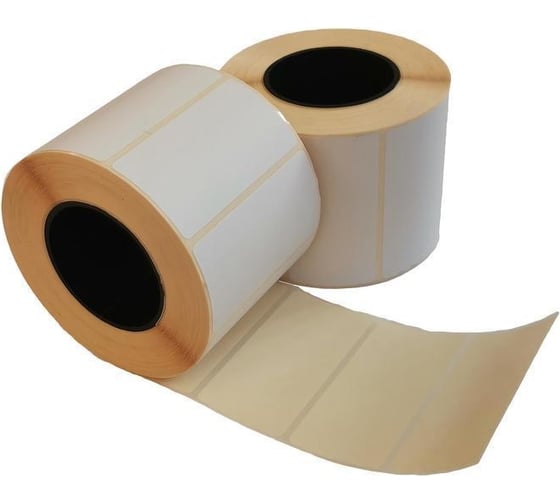Изображение товара Термоэтикетки ООО Комус ЭКО 58x30, без печати, 900 шт. в рулоне, вт.40, 24 рул. 76532