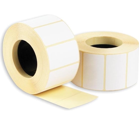 Изображение товара Термоэтикетки ООО Комус ЭКО 43x25, без печати, 1000 шт. в рулоне, вт.40, 36 рул. 76531
