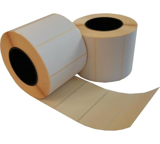 Изображение товара Термоэтикетки ООО Комус ЭКО 58x30,900 шт. в рулоне, вт.40, 45 рул. 1631239