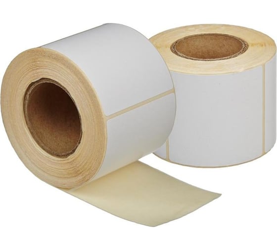 Изображение товара Термоэтикетки ООО Комус ЭКО 58x60, без печати, 450 шт. в рулоне, вт.40, 24 рул. 76535