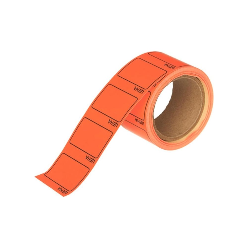 Изображение товара Самоклеющиеся ценники ООО Комус 35x25 мм 250 шт в рулоне красные