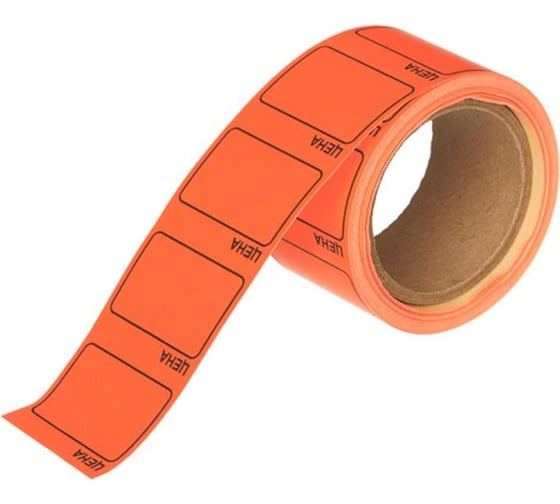 Изображение товара Ценники самоклеящиеся ООО Комус Цена 35x25 мм, красная, 250 шт. в рулоне, 5 рул. 629340