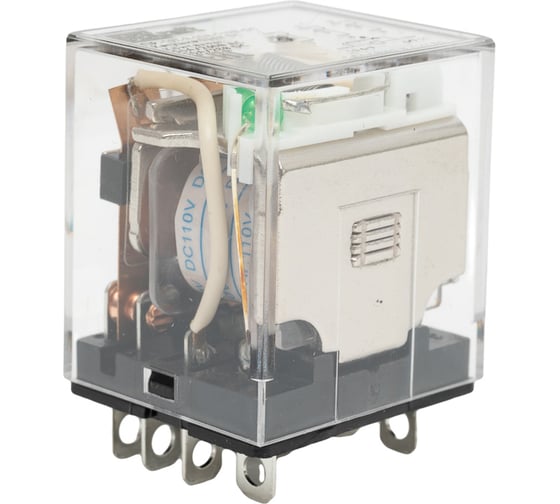 Изображение товара Промежуточное реле DEKraft 3 контакта с LED индикацией 10А 110В DC ПР-102 23924DEK