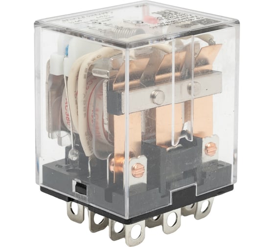 Изображение товара Промежуточное реле DEKraft 3 контакта с LED индикацией 10А 380В AC ПР-102 23934DEK