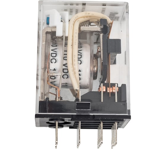 Изображение товара Промежуточное реле DEKraft 4 контакта с LED индикацией 3А 110В DC ПР-102 23810DEK