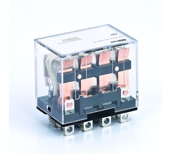 Изображение товара Промежуточное реле Dekraft ПР-102, 4 конт., LED, 10 А, 48 В, тип AC 23947DEK