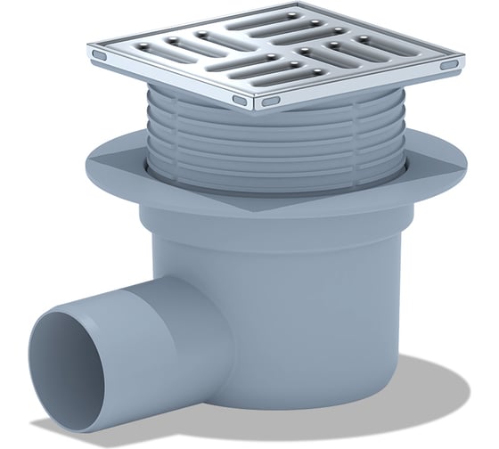 Изображение товара Трап гориз.вып.50 рег. АНИ Пласт с решёткой из нержавеющей стали 10x1 TA5602