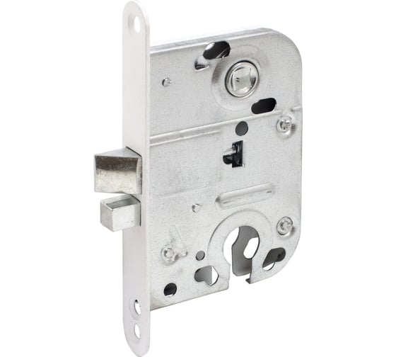 Изображение товара Врезной замок Аллюр 2018 WW белый, б/о, б/ручки 14142