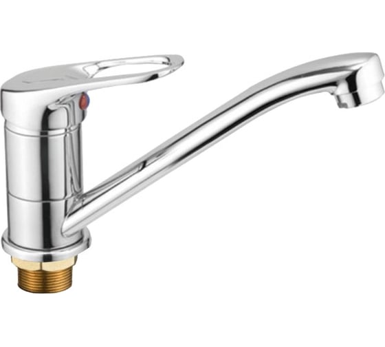 Изображение товара Смеситель для кухни Valfex с гайкой, латунь Altarin Сhrome VF.4537-2