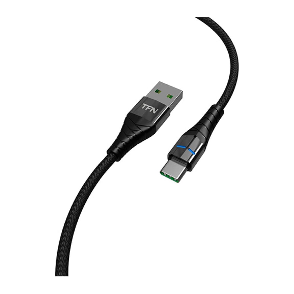 фото Дата-кабель tfn usb-typec knight 1м 5a black -cknusbcusb1mbk