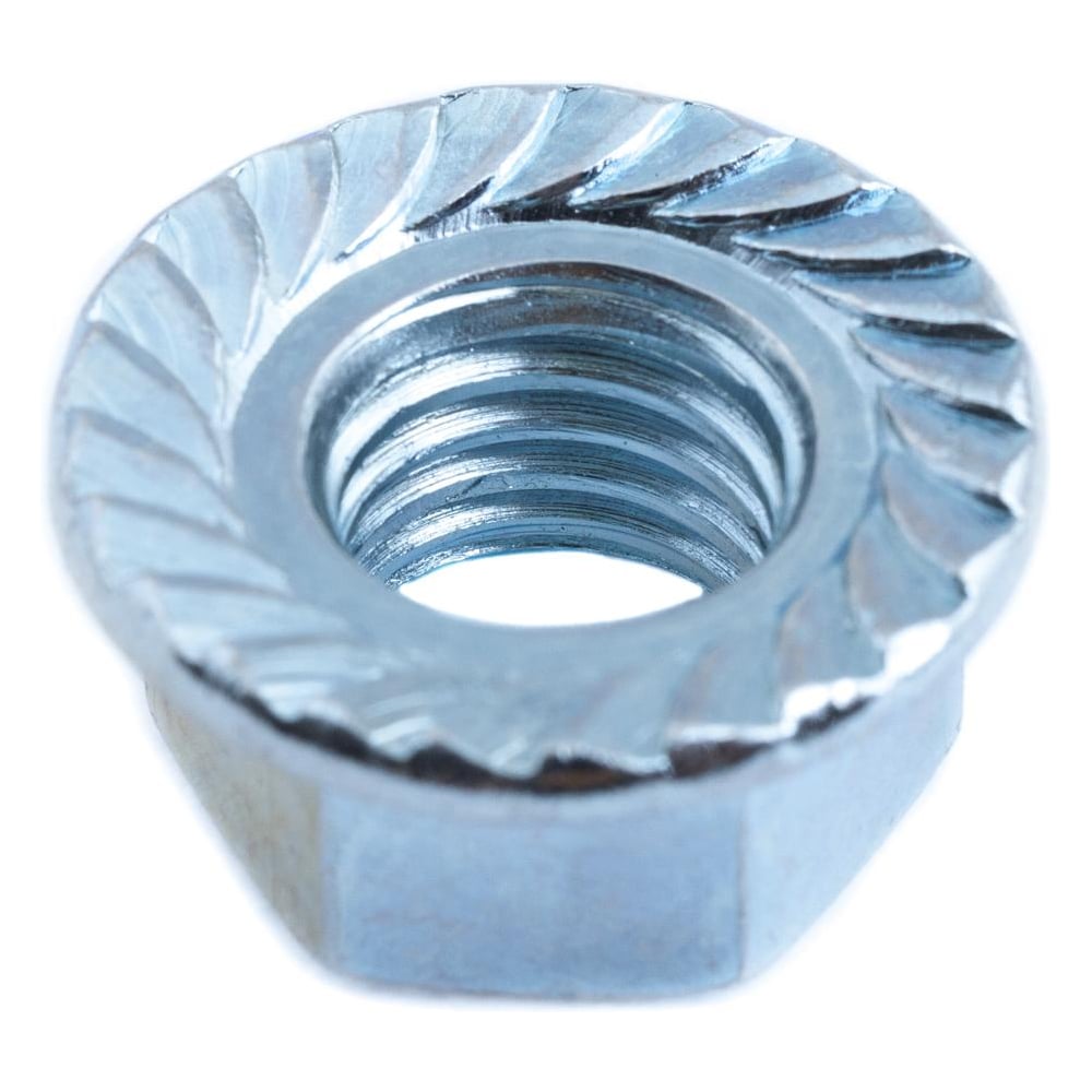 Изображение товара Гайка с фланцем DIN 6923 М20 белый цинк