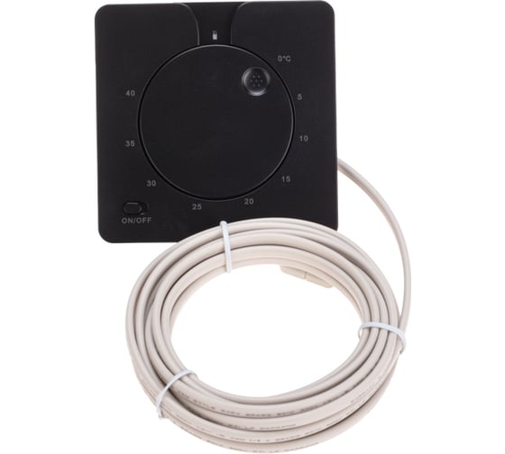 Изображение товара Терморегулятор механический REXANT R5XT, 3,5кВт, черный 51-0593