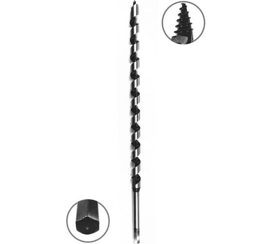 Изображение товара Сверло по дереву винтовое (18x460 мм; HEX) VIRA 552044