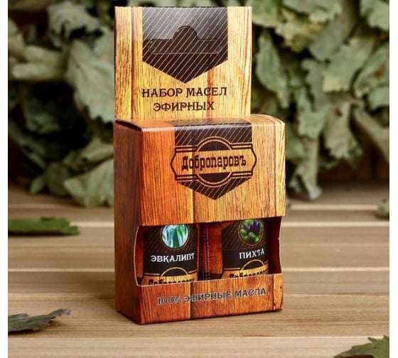 Изображение товара Набор эфирных масел Добропаровъ пихта, эвкалипт, по 17 мл, 4250948