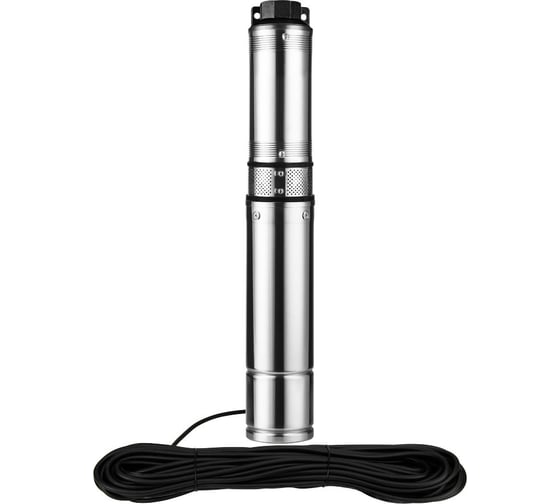 Изображение товара Скважинный насос Jemix Ø 3", 370 Вт, макс. напор 48 м, ном. напор 30 метра, при 2 куб.м/ч, 11 ступеней, крыльчатка из пластика РОМ, встроенный блок управления, кабель 25 м СН 3-2-30