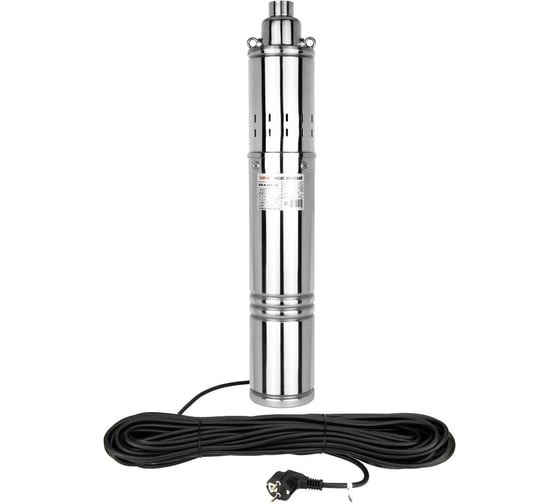 Изображение товара Винтовой насос Jemix 4-QGB-1-115M Ø 102 мм (4"), мощность 1100 Вт, эл.кабель 50 м, макс. напор 157 м, ном. напор 67 м, при 1.8 куб.м/ч, встроенный блок управления, материал винта сталь ВН-4-157-48