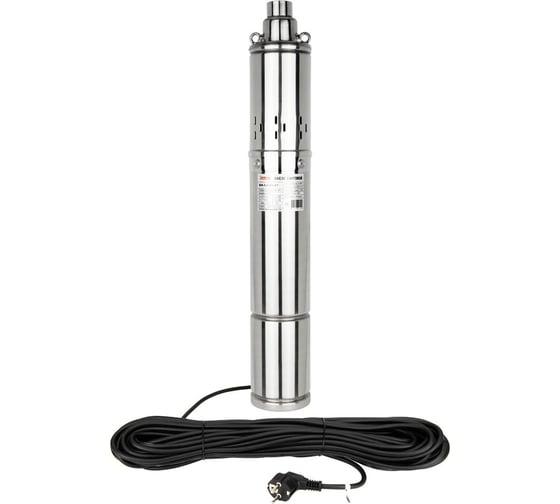 Изображение товара Винтовой насос Jemix 3,5-QGB-1-40M Ø 89 мм (3.5"), кабель 25 м, мощность 370 Вт, макс. напор 95 м, ном. напор 40 м, при 1.2 куб.м/ч, встроенный блок управления, болты крепления корпуса нержавеющая сталь ВН-3,5-95-27