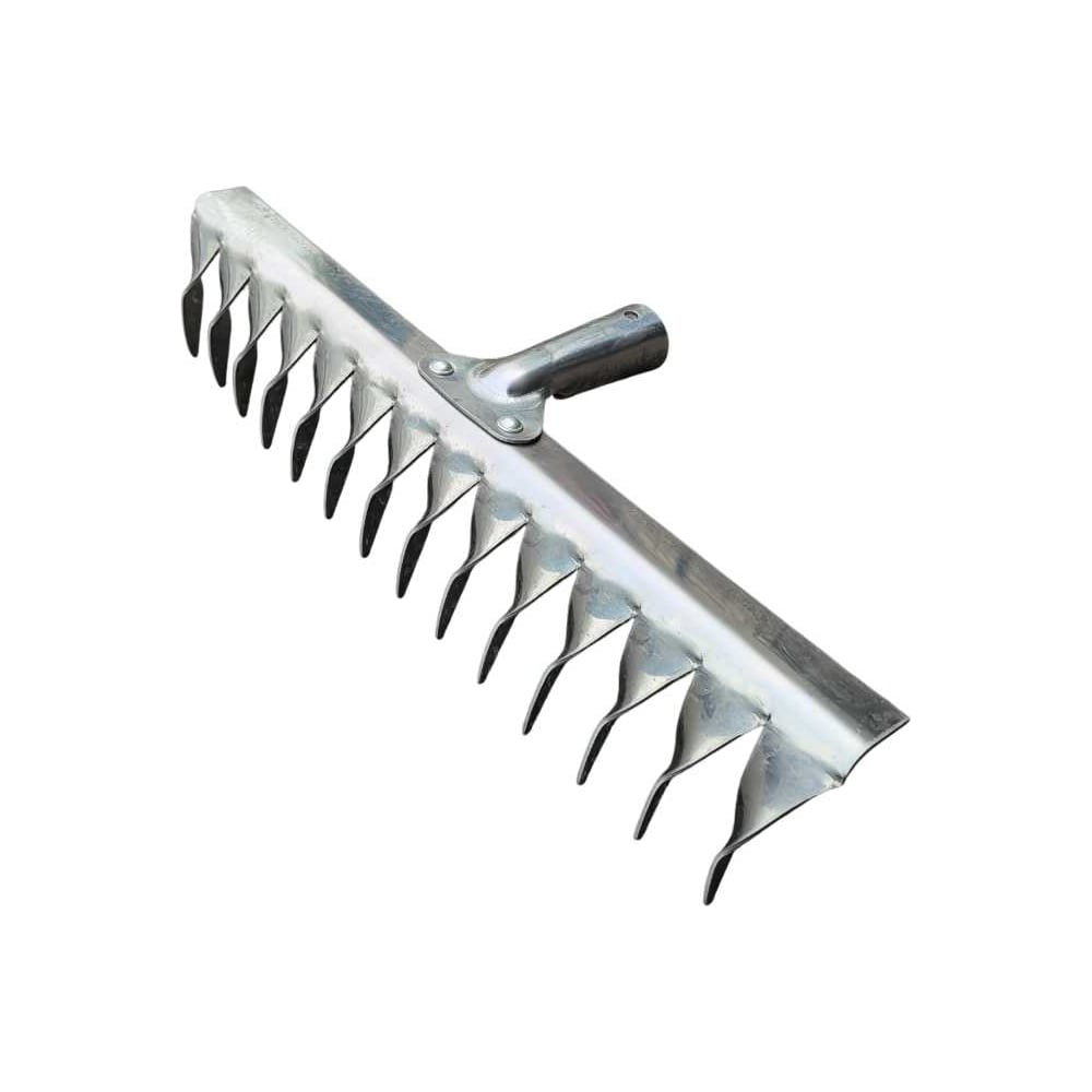 Изображение товара Грабли клепанные с витым зубом из нержавеющей стали ГК-14