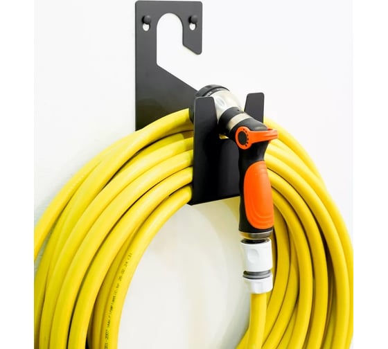 Изображение товара Кронштейн для садового шланга навесной Electriclight КБ-103 черный